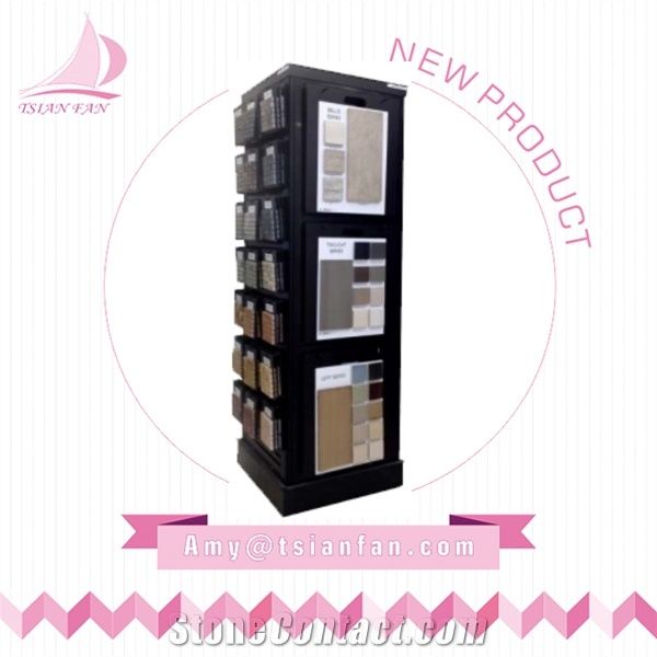 Mm018 Revolved Metal Display Rack Stand For Mosaic Tile