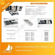 Custom Plastic Quartz Stone Sample Book