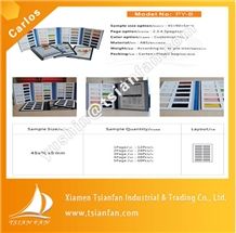 Custom Plastic Quartz Stone Sample Book