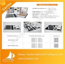 Custom Plastic Quartz Stone Sample Book