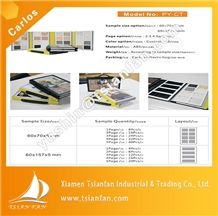 Custom Plastic Quartz Stone Sample Book