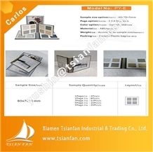 Custom Plastic Quartz Stone Sample Book