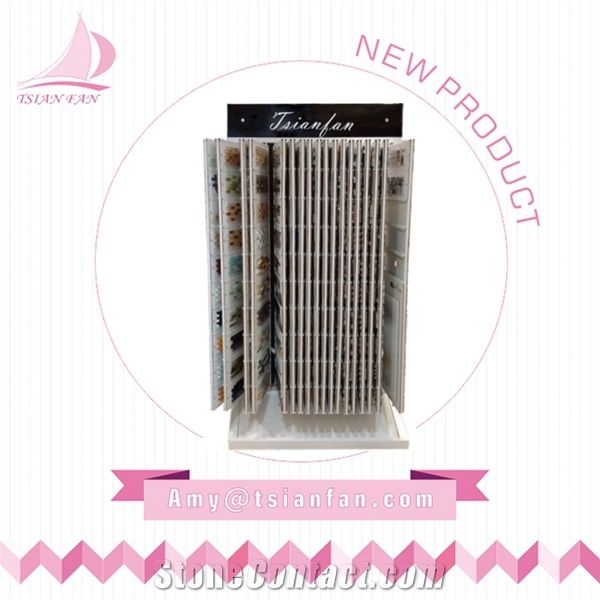 Stone Display Stand Ceramic Display Rack Mosaic Rack Stone