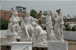China White Marble Statue, White Marble Statues