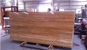 Golden Silk Travertine Slabs & Tiles,Golden Travertine