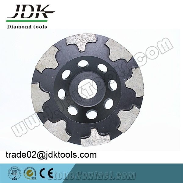 Jdk 5 Inch Diamond Cup Wheel for Concrete Grinding