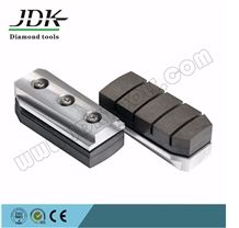 Jdk Diamond Abrasive Fickert with Flume for Granite Grinding