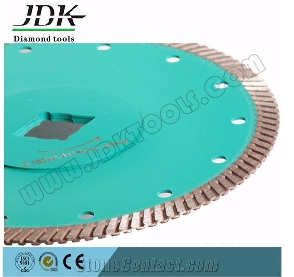 Jdk Sintered Turbo Diamond Saw Blade for Marble Cutting