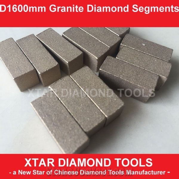 1.6 Mtr Diamond Cutting Segments for Granite Blocks