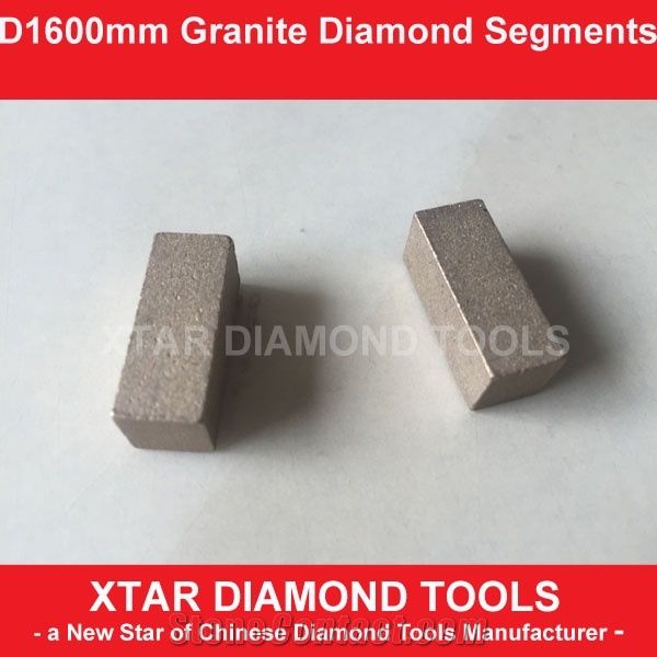 1.6 Mtr Diamond Cutting Segments for Granite Blocks