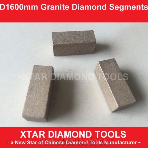 1.6 Mtr Diamond Cutting Segments for Granite Blocks