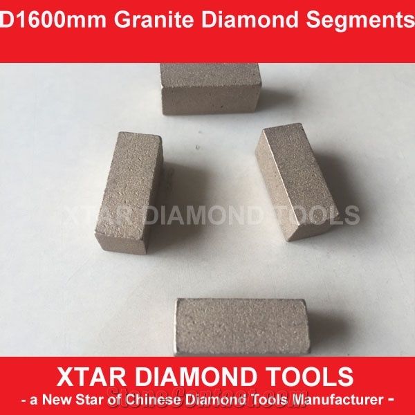 1.6 Mtr Diamond Cutting Segments for Granite Blocks