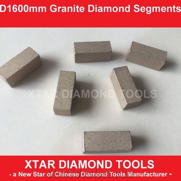 1.6 Mtr Diamond Cutting Segments for Granite Blocks