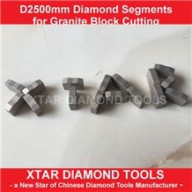 2.5 Mtr Granite Block Cutting Segments for Indian Medium Hard Granite 2.5 Mtr Granite Block Cutting Segments for Indian Medium Hard Granite