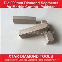 900mm Marble Cutting Segments with Good Life and High Efficiency