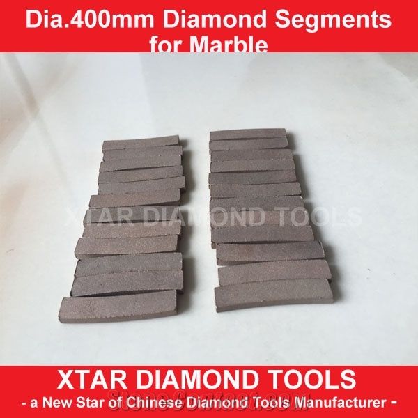 Edge Cutting Segments for Marble and Travertine