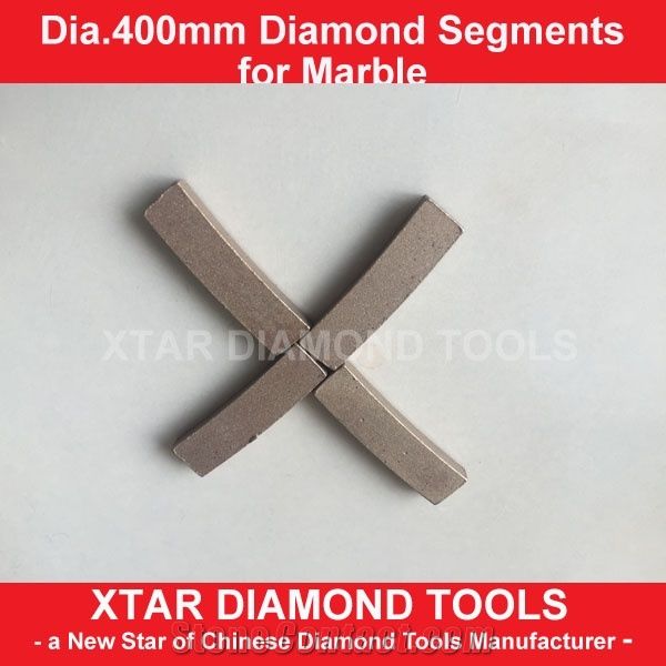 Edge Cutting Segments for Marble and Travertine