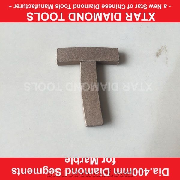 Edge Cutting Segments for Marble and Travertine