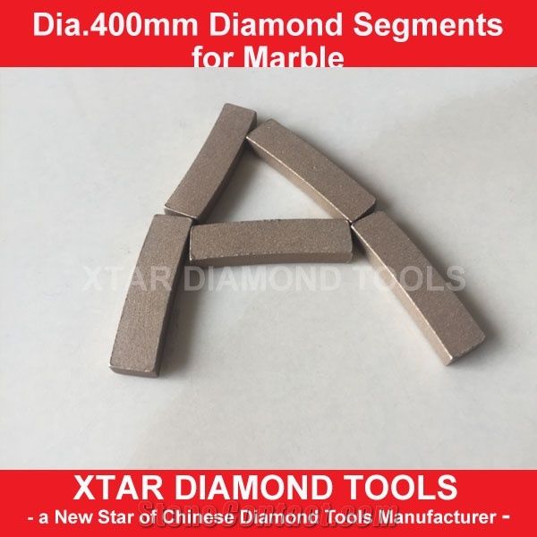 Edge Cutting Segments for Marble and Travertine