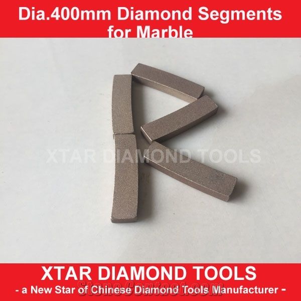 Edge Cutting Segments for Marble and Travertine