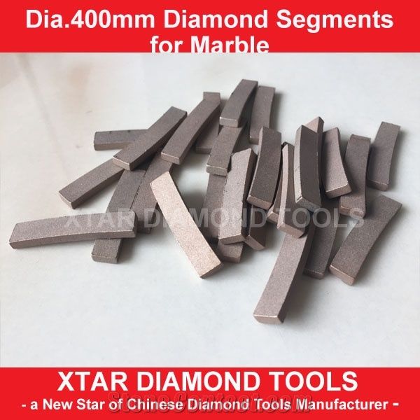 Fast Cutting and High Efficiency Cutting Segments for Iran Market 400mm Marble and Travertine Segments