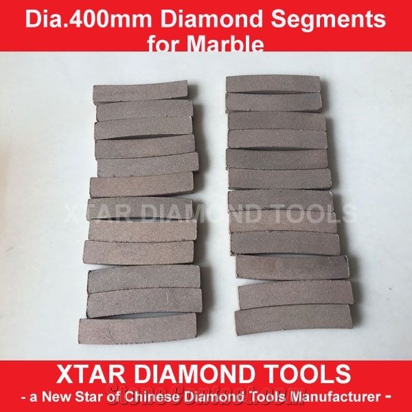 Fast Cutting and High Efficiency Cutting Segments for Iran Market 400mm Marble and Travertine Segments