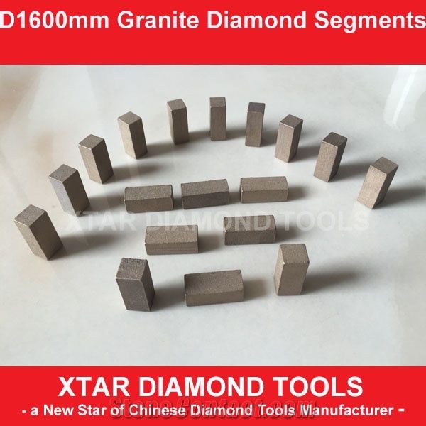 Xtar Diamond Tools Factory Supply 1600mm Diamond Cutting Segments for Granite Block