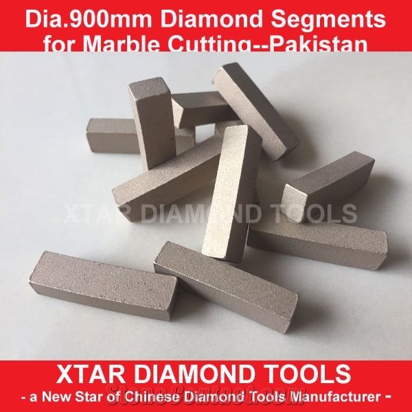 Xtar Free Samples Of 900mm Marble Diamond Cutting Segments for Black and Gold
