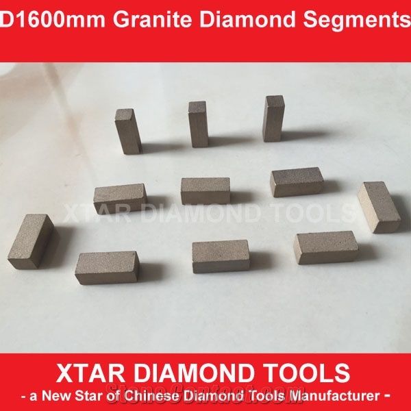 Xtar Free Testing Of 1600mm Multiblade Block Cutter Segments for Granite