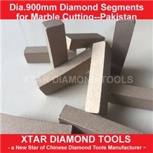 Xtar Guaranteed Quality Of 900mm Stone Cutting Segments for Hard Marble