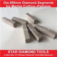 Xtar Huge Production Capacity for 900mm Marble Stone Cutting Segments