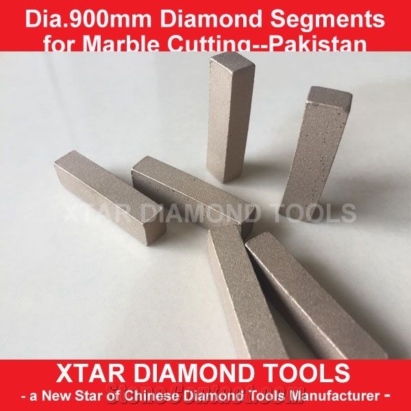 Xtar Huge Production Capacity for 900mm Marble Stone Cutting Segments