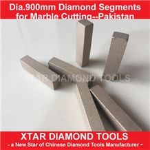 Xtar Huge Production Capacity for 900mm Marble Stone Cutting Segments