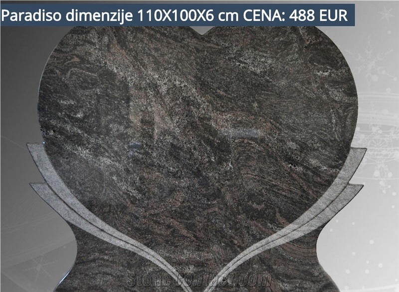Paradiso Granite Headstone