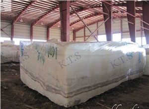 Mahabad White Onyx Blocks