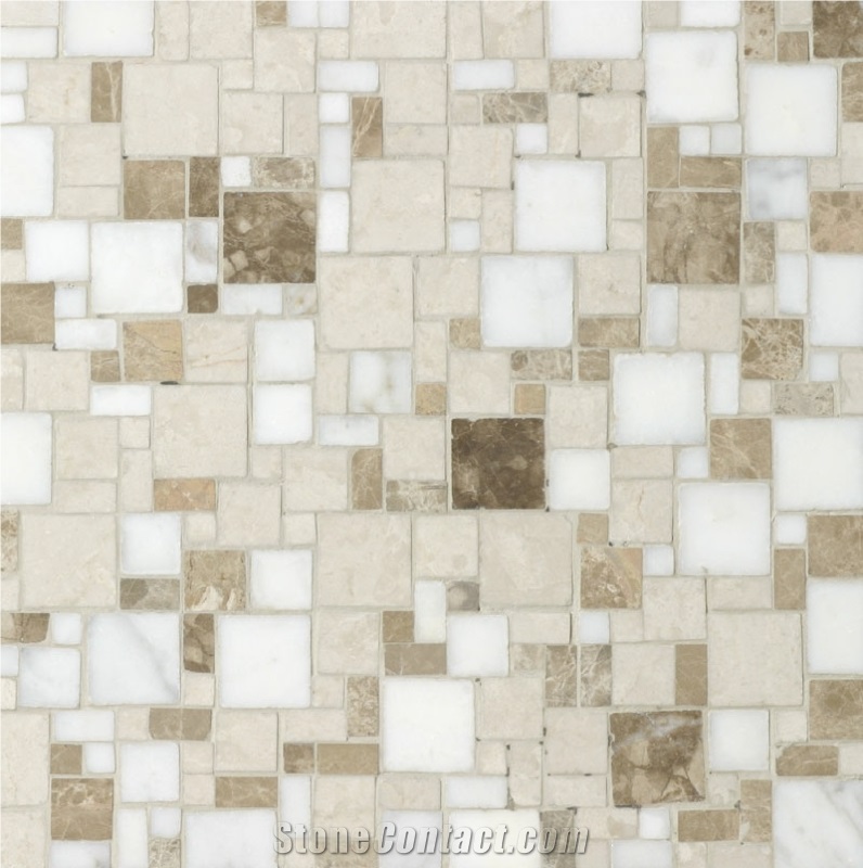 Opus Mosaic Marrone Polished