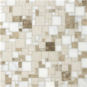 Opus Mosaic Marrone Polished