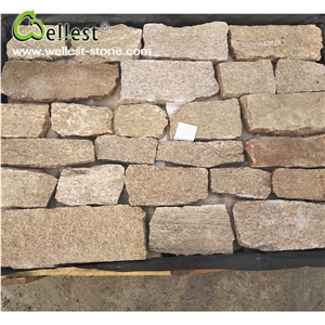Natural Stone Beige Color Exterior Wall Cladding Loose Stone