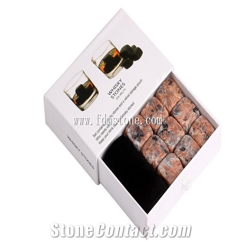 2016 Hot Sale Sipping Whiskey Stones Chilling Whisky Ice Stone Bar Accessories