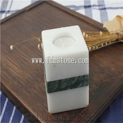 Bird Carved Stone Candelabrum,Lantern Holder