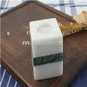 Bird Carved Stone Candelabrum,Lantern Holder