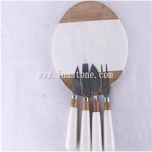 Marble Handicrafts Cutting Board, Multifunctional Natural Stone Cutting Board