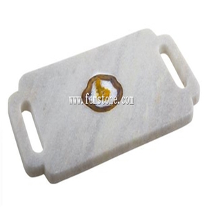 Marble Handicrafts Cutting Board, Multifunctional Natural Stone Cutting Board