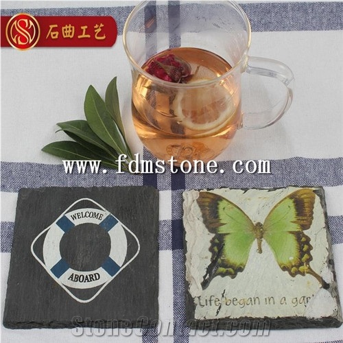 Marble Handicrafts, Stone Interlayer Pad, Marble Coaster