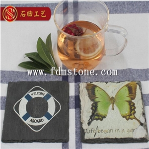 Marble Handicrafts, Stone Interlayer Pad, Marble Coaster