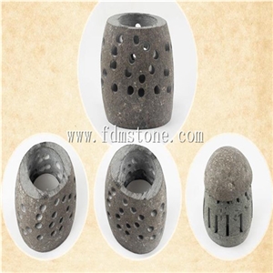 River Rock Candelabrum, Basalt Candelabrum