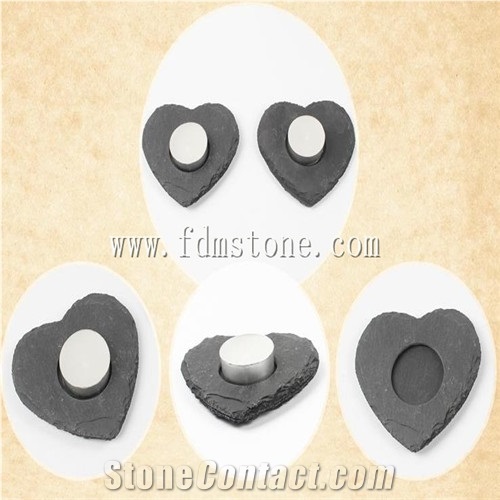 River Rock Candelabrum, Marble Candelabrum, Slate Candelabrum