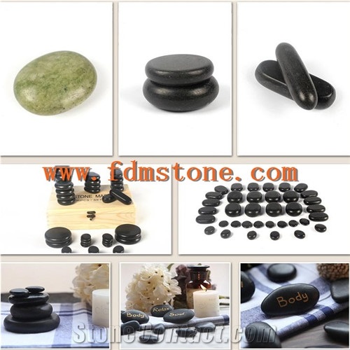 Super Basalt Hot Stone for Deep Massage, Spa Hot Rocks, Spa Treatment Massage Wellness Stones