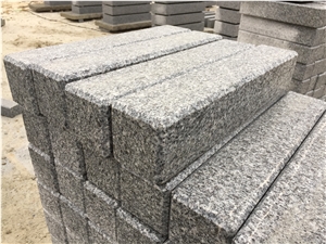 Cheaper Silver Grey G426 Granite Palisades Flamed 12x12x100 cm 10x25x100 cm
