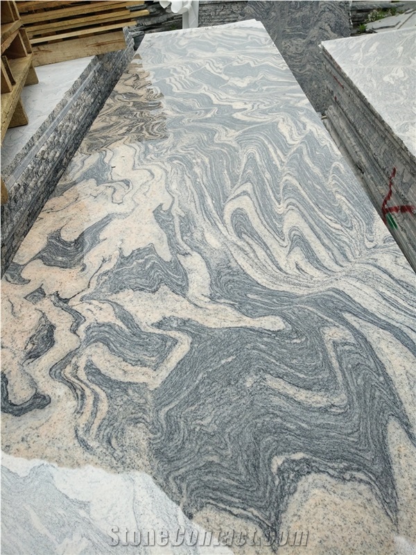 China Multicolor Pink Granite, China Juparana Granite, Polished Slab 210cm X 60 cm X 1.8cm